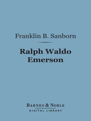 cover image of Ralph Waldo Emerson (Barnes & Noble Digital Library)